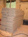 Lehmbauplatten zum Beplanken der Holzständer